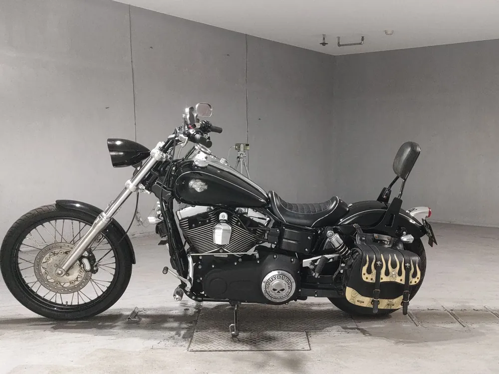 Harley-Davidson FXDWG1580 2009, чёрный, фото 2