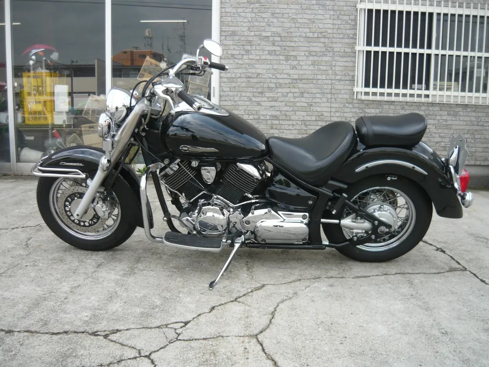 Yamaha Dragstar 1100 2005, чёрный, фото 2