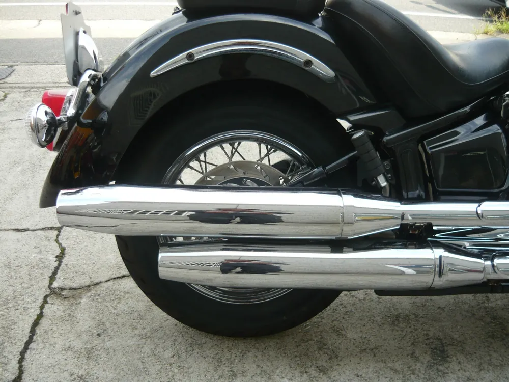 Yamaha Dragstar 1100 2005, чёрный, фото 4