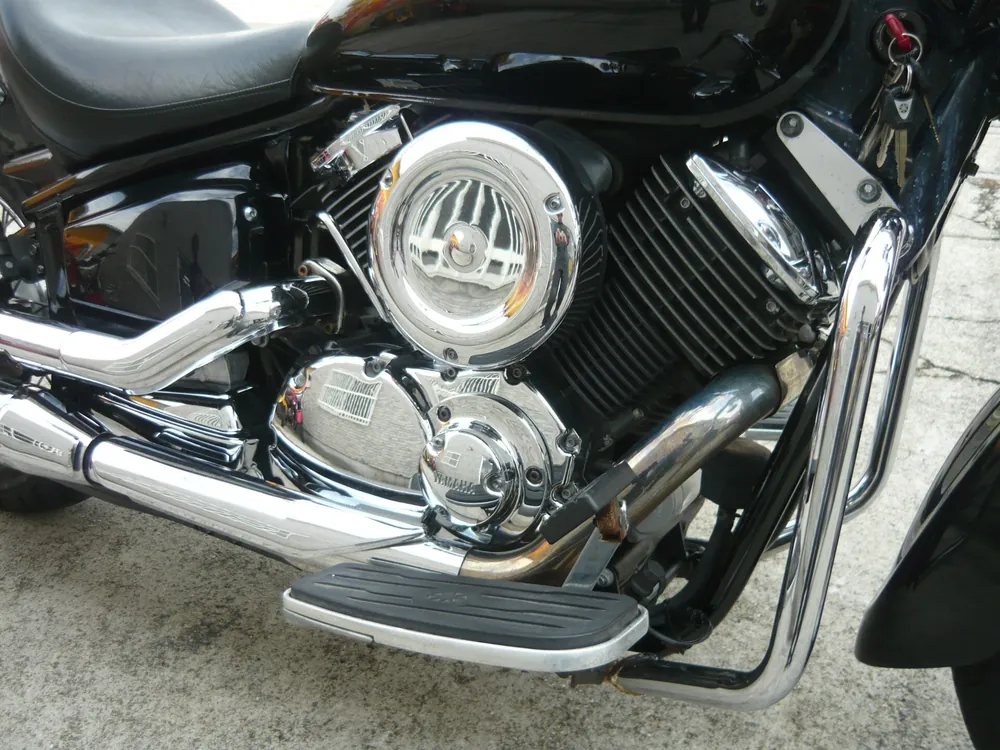 Yamaha Dragstar 1100 2005, чёрный, фото 5
