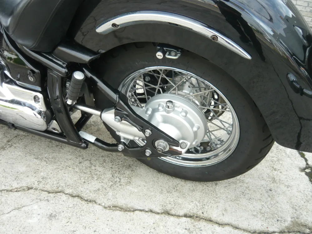 Yamaha Dragstar 1100 2005, чёрный, фото 9