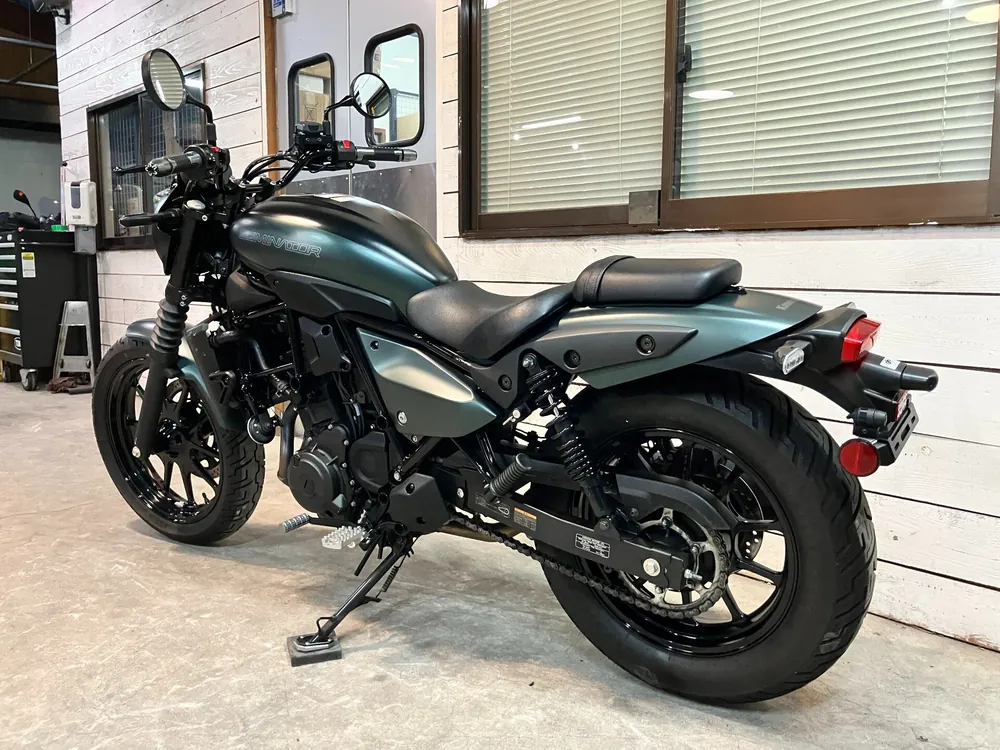 Kawasaki Eliminator 400SE 2024, black/green, фото 9