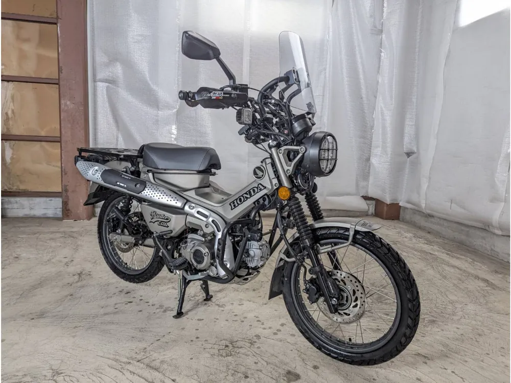 Honda CT125 Hunter Cub, серый, фото 4