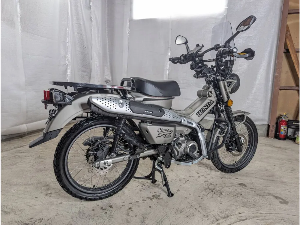 Honda CT125 Hunter Cub, серый, фото 6