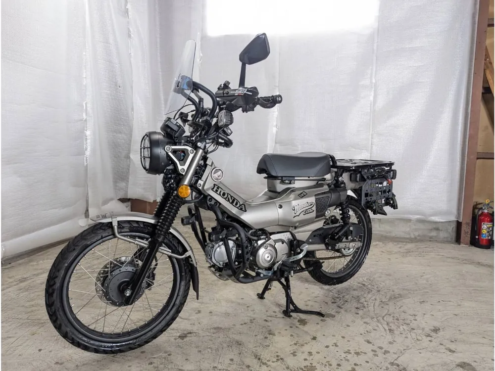 Honda CT125 Hunter Cub, серый, фото 7