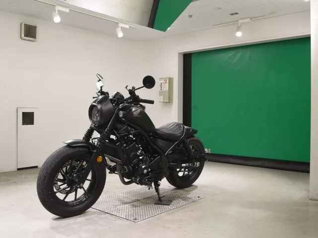 Honda Rebel 250, matt gun, фото 4