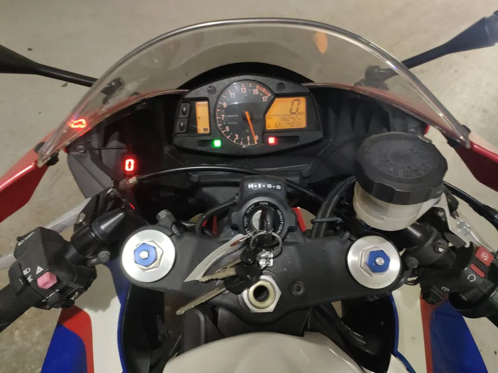 Honda CBR600RR 2011, white / blue, фото 5