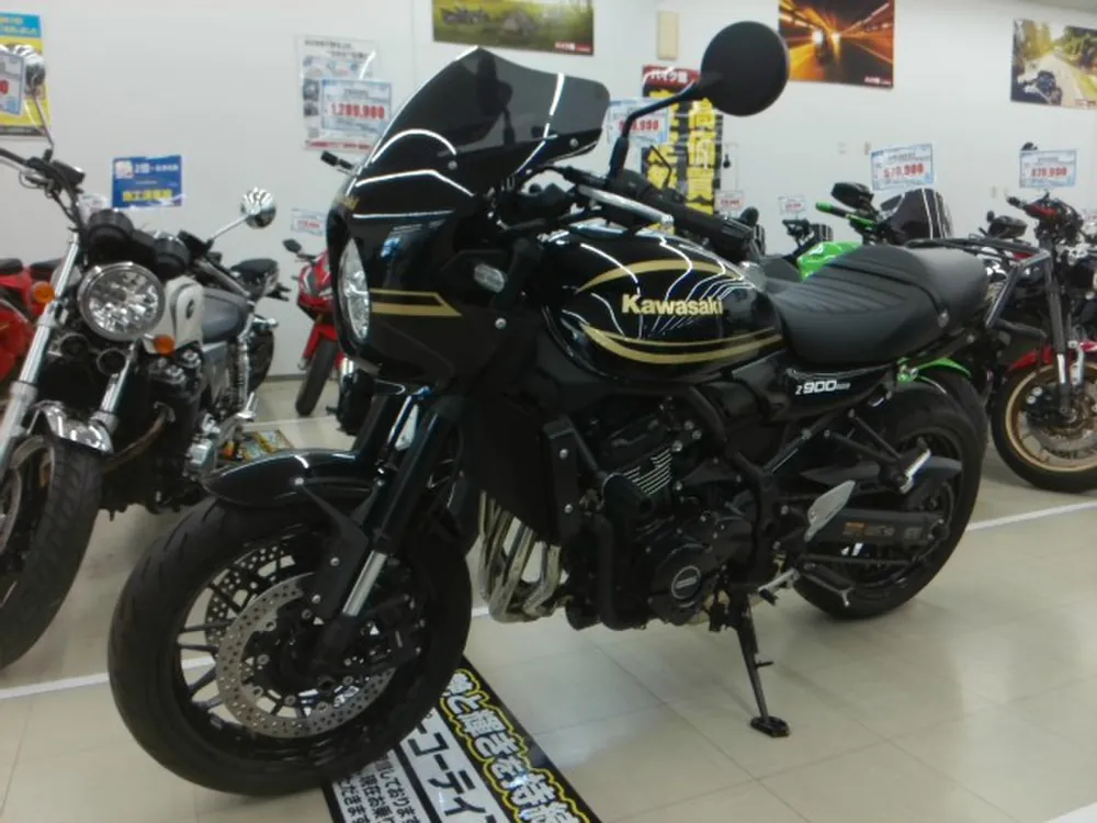 Kawasaki Z900RS 2023, чёрный, фото 4