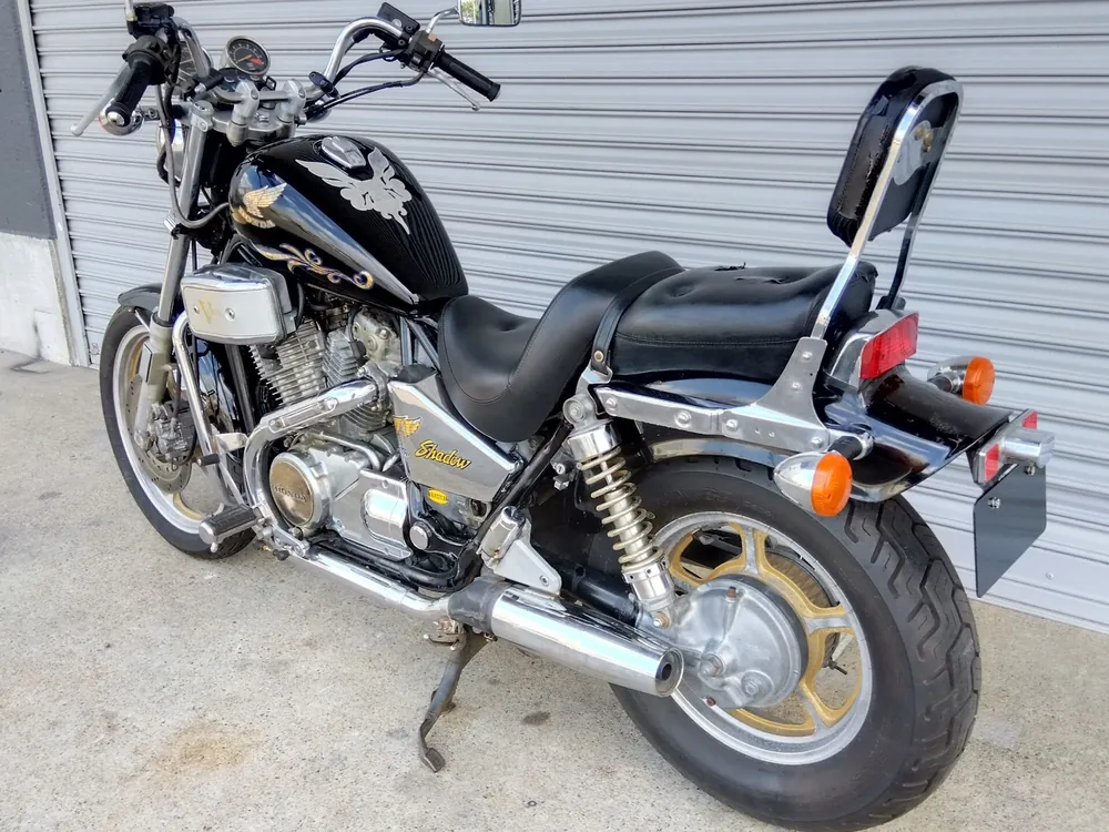 Honda Shadow 750 1986, чёрный, фото 8