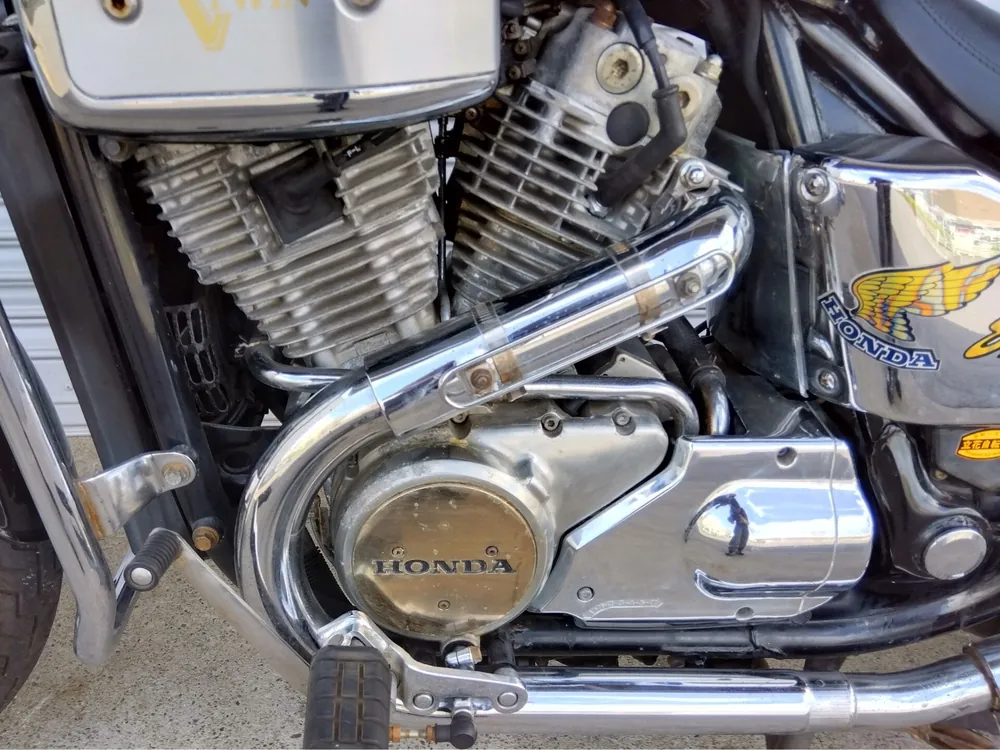 Honda Shadow 750 1986, чёрный, фото 9