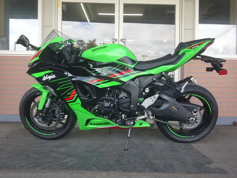 Kawasaki Zx-6Ra 2024, black/green, фото 3