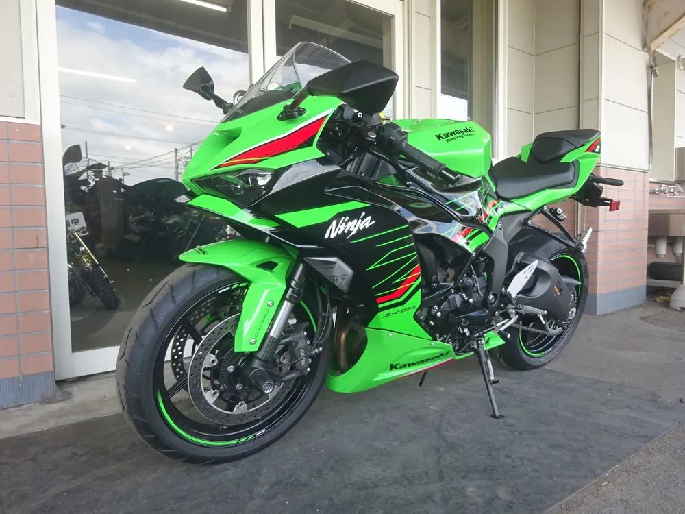Kawasaki Zx-6Ra 2024, black/green, фото 5
