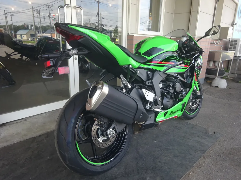 Kawasaki Zx-6Ra 2024, black/green, фото 8