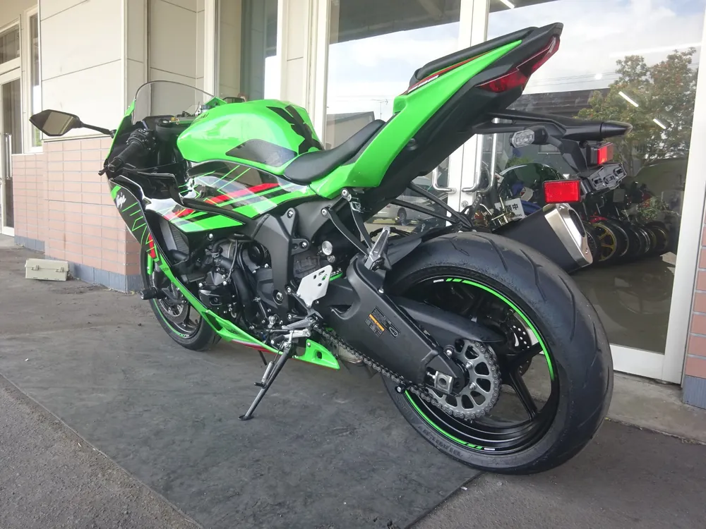 Kawasaki Zx-6Ra 2024, black/green, фото 9