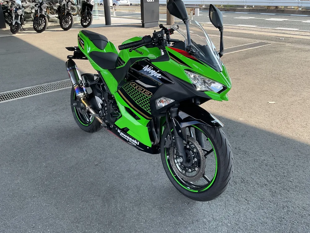 Kawasaki Ninja 400 2019, lime, фото 2