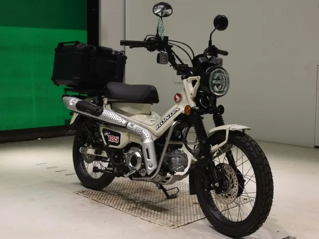 Honda CT125 Hunter Cub, белый, фото 3