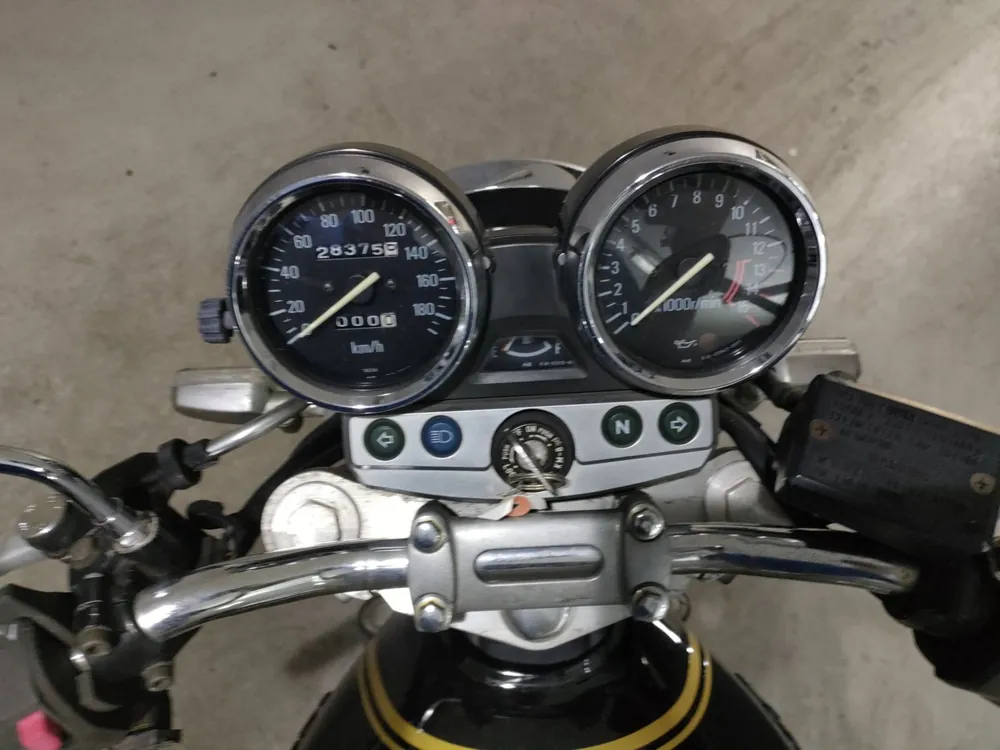 Kawasaki Zephyr 400 2005, black / gold, фото 5