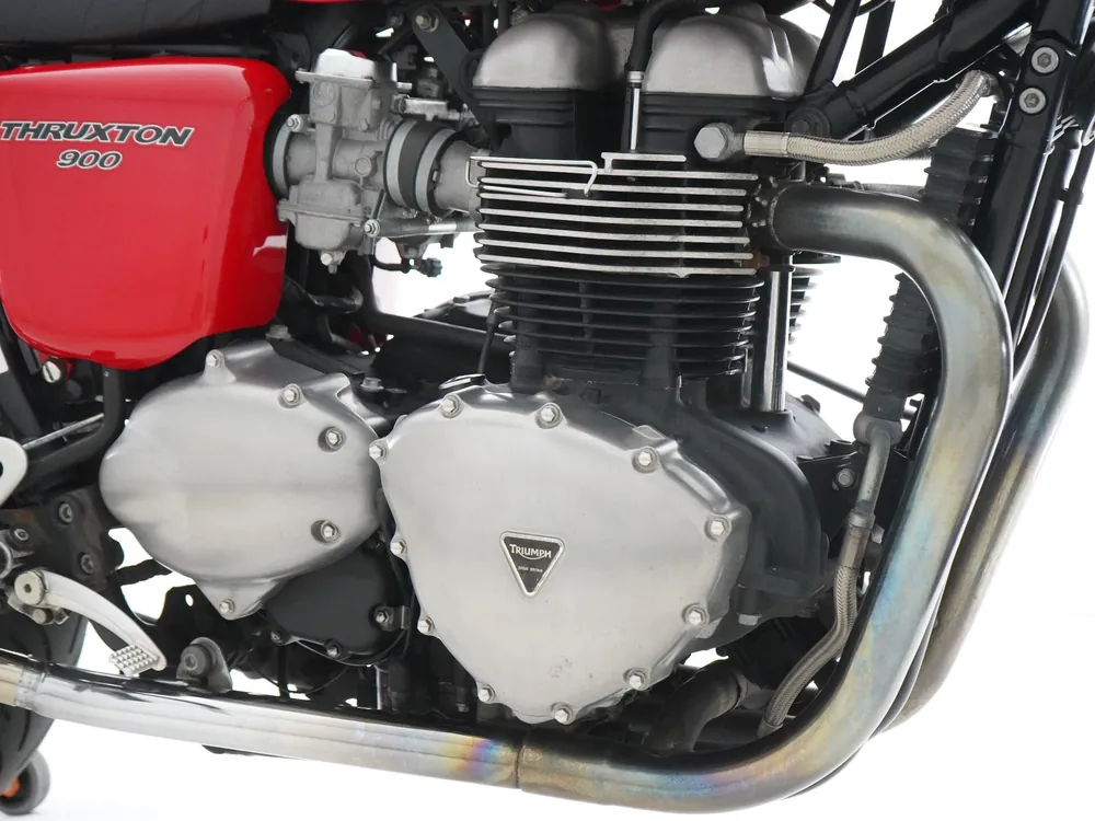 Triumph Thruxton 2008, красный, фото 6