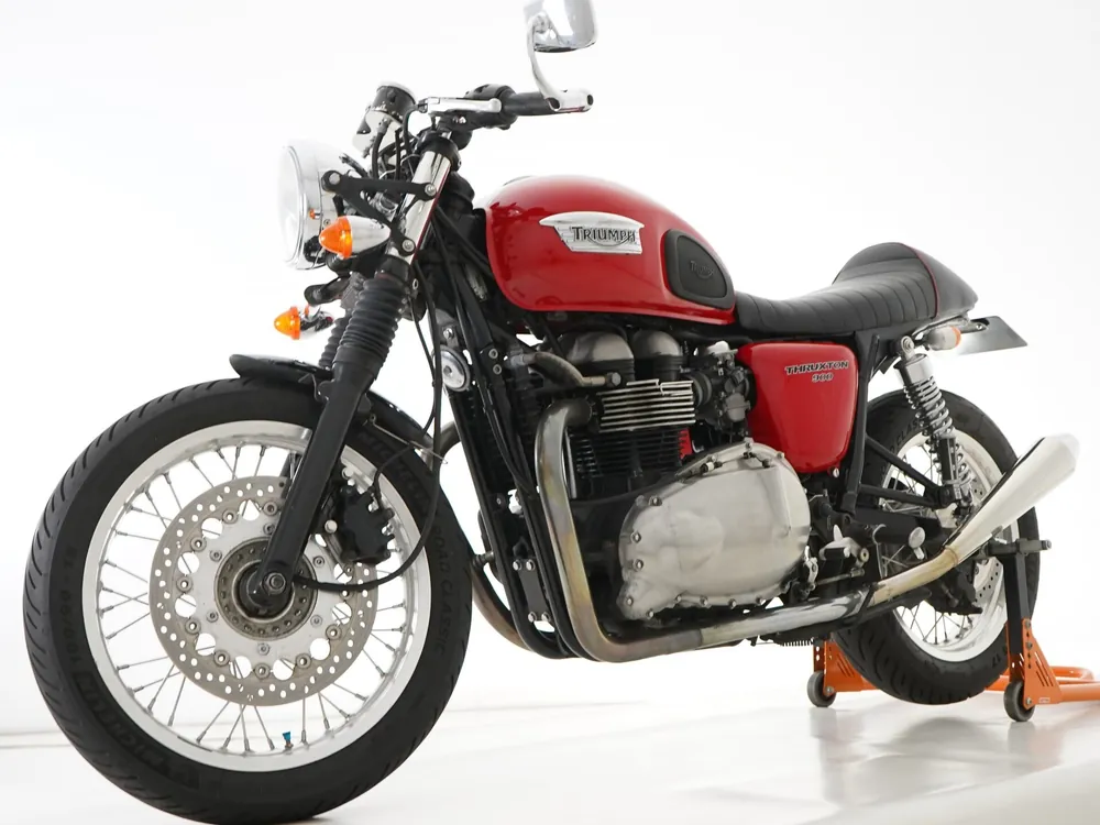 Triumph Thruxton 2008, красный, фото 7