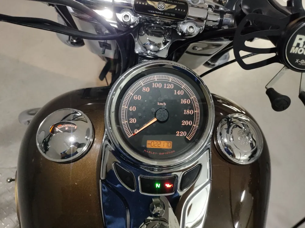 Harley-Davidson Heritage Softail Classic 2013, black / light brown, фото 5