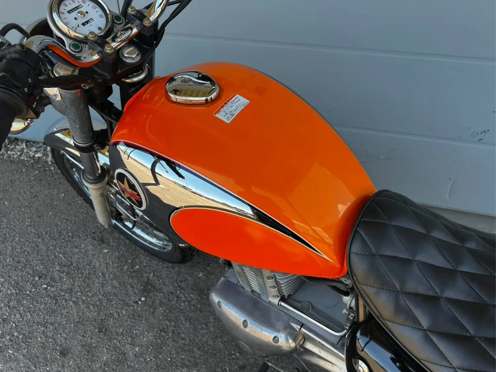 Kawasaki Estrella, оранжевый, фото 11