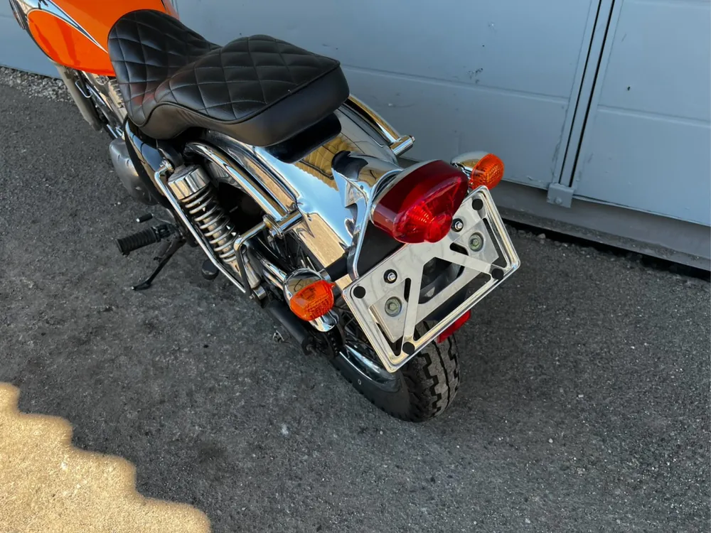 Kawasaki Estrella, оранжевый, фото 15