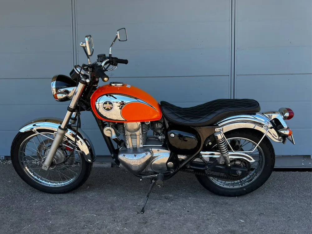 Kawasaki Estrella, оранжевый, фото 5