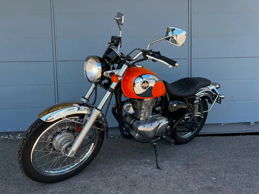 Kawasaki Estrella, оранжевый, фото 6