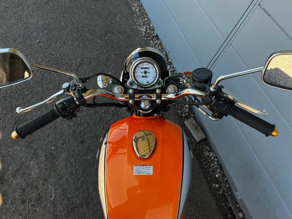Kawasaki Estrella, оранжевый, фото 7