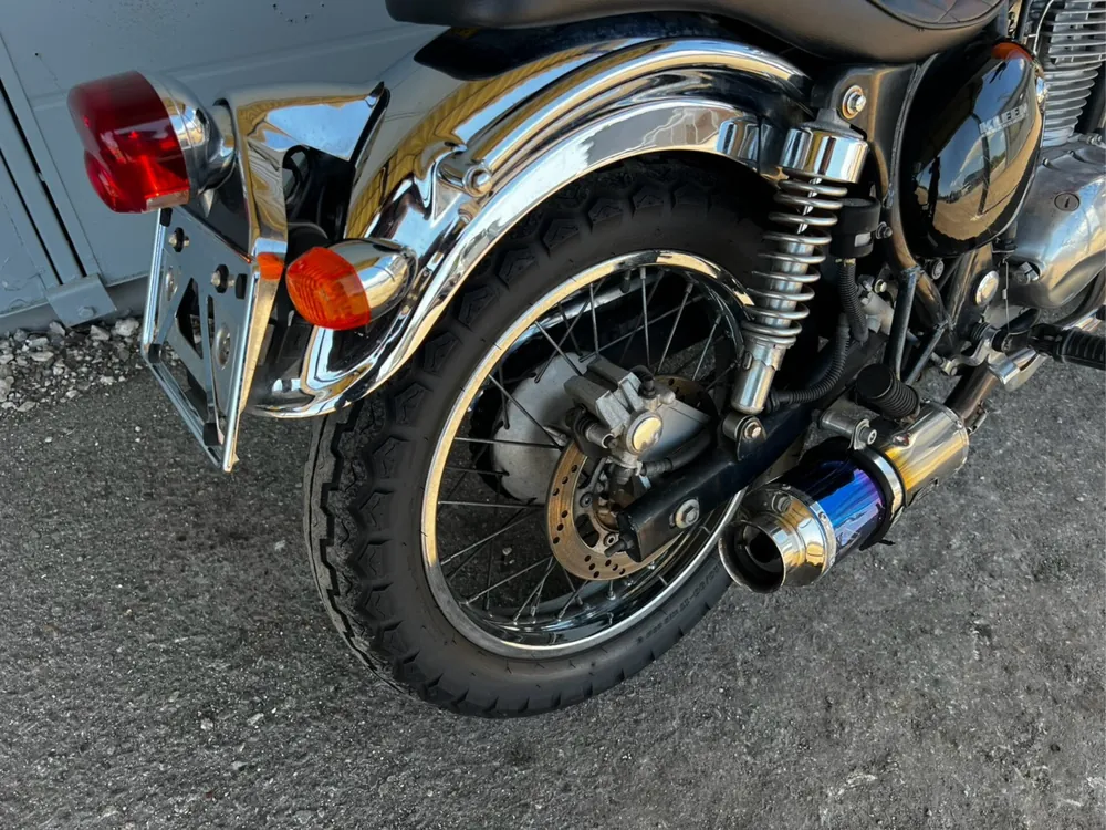 Kawasaki Estrella, оранжевый, фото 9