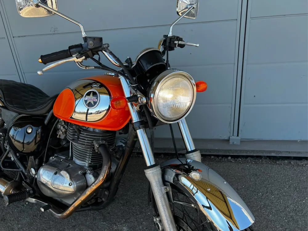 Kawasaki Estrella, оранжевый, фото 10