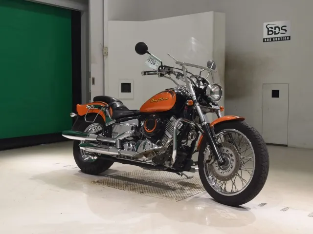 Yamaha Drag Star 400 Classic 2007, black | orange, фото 3