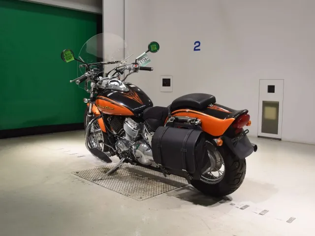Yamaha Drag Star 400 Classic 2007, black | orange, фото 6