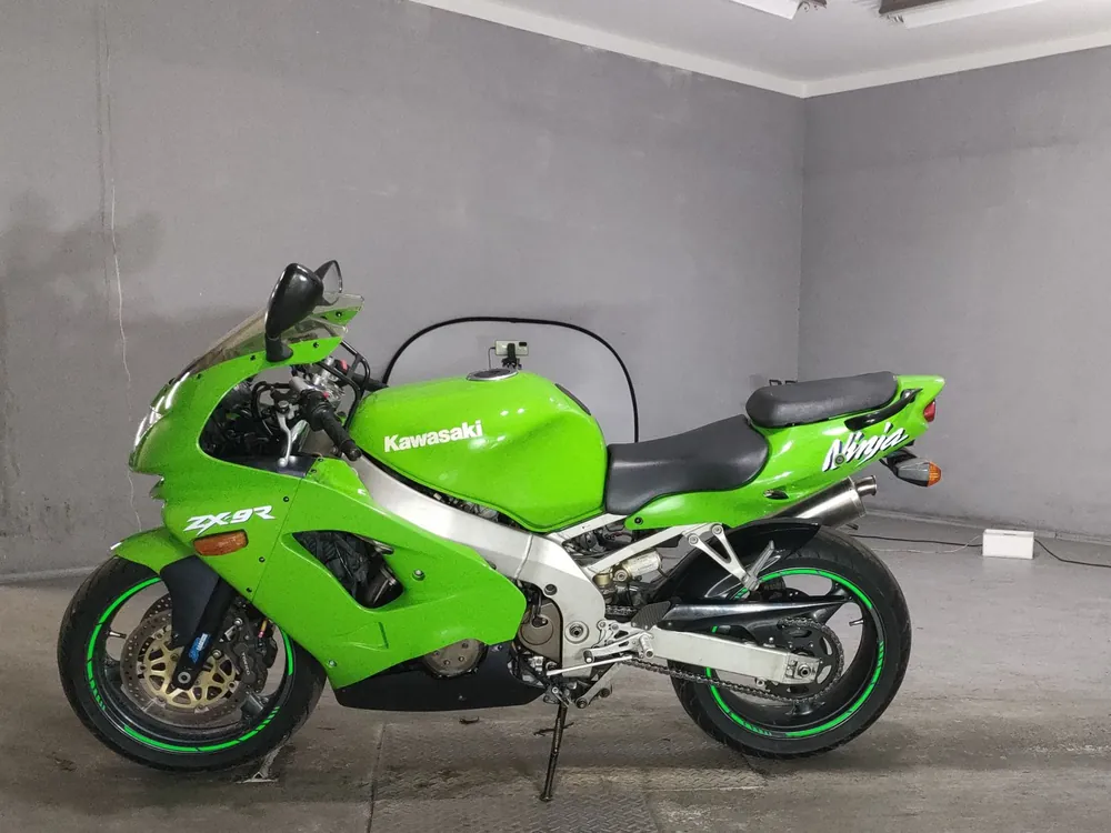 Kawasaki ZX-9R 1998, зелёный, фото 2