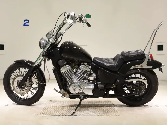 Honda Steed 400 1994, чёрный, фото 2