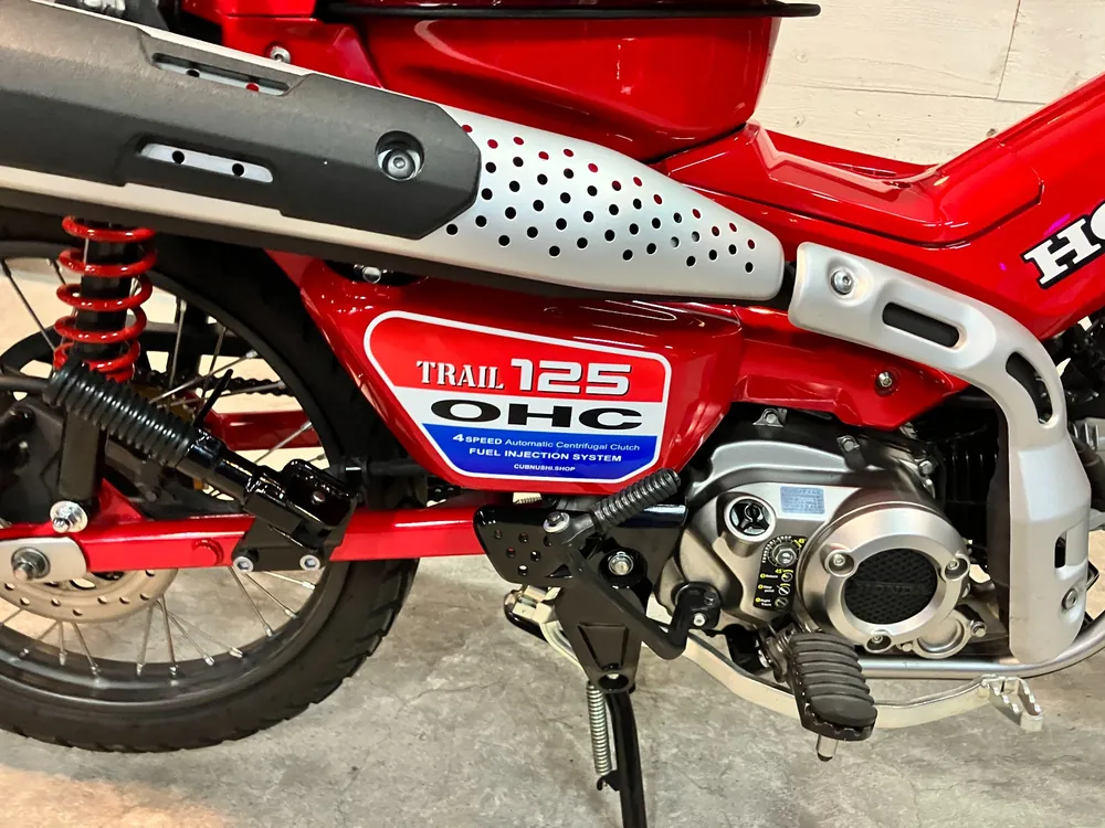 Honda CT125 Hunter Cub, красный, фото 13