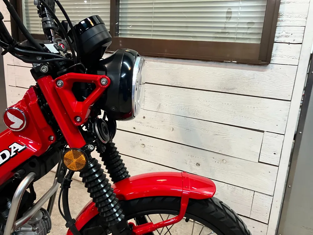 Honda CT125 Hunter Cub, красный, фото 17