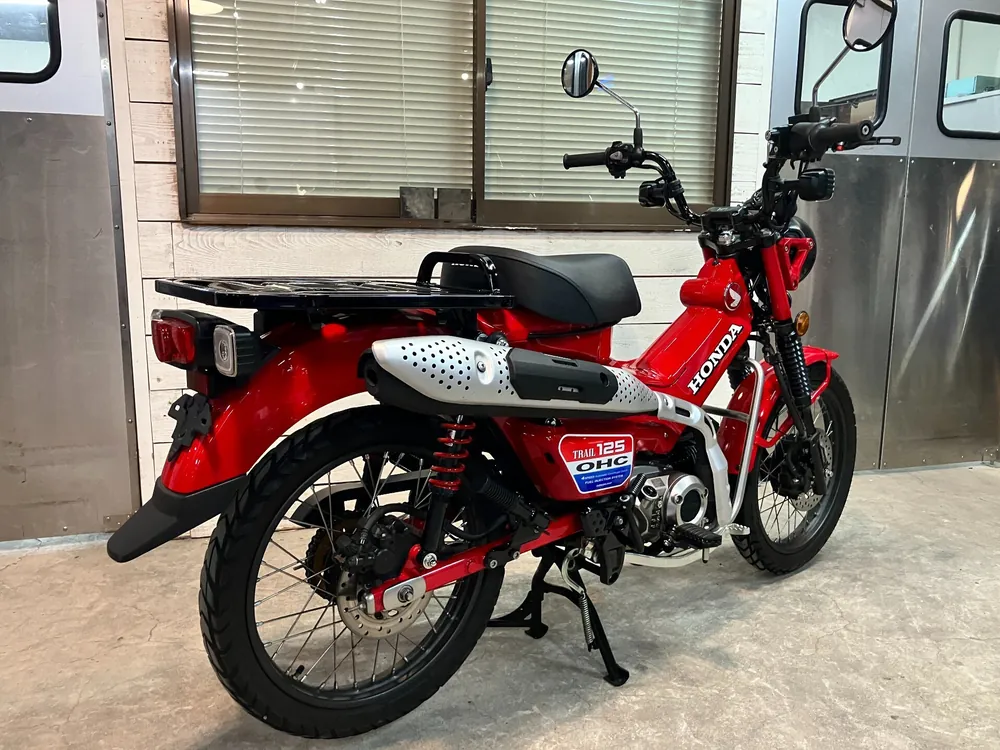 Honda CT125 Hunter Cub, красный, фото 6