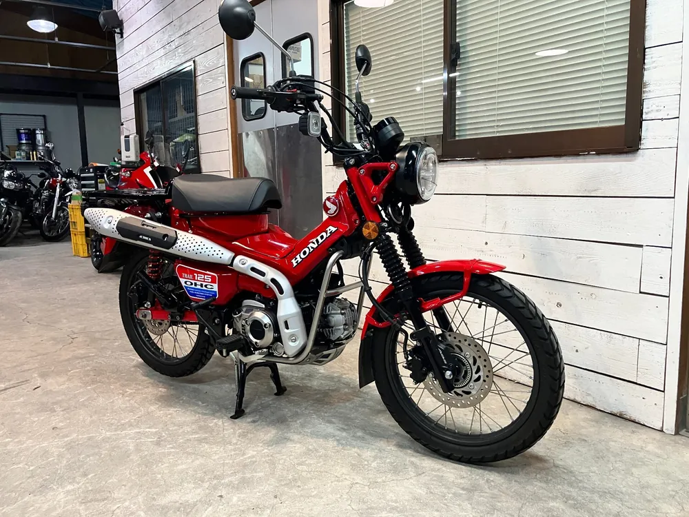 Honda CT125 Hunter Cub, красный, фото 7