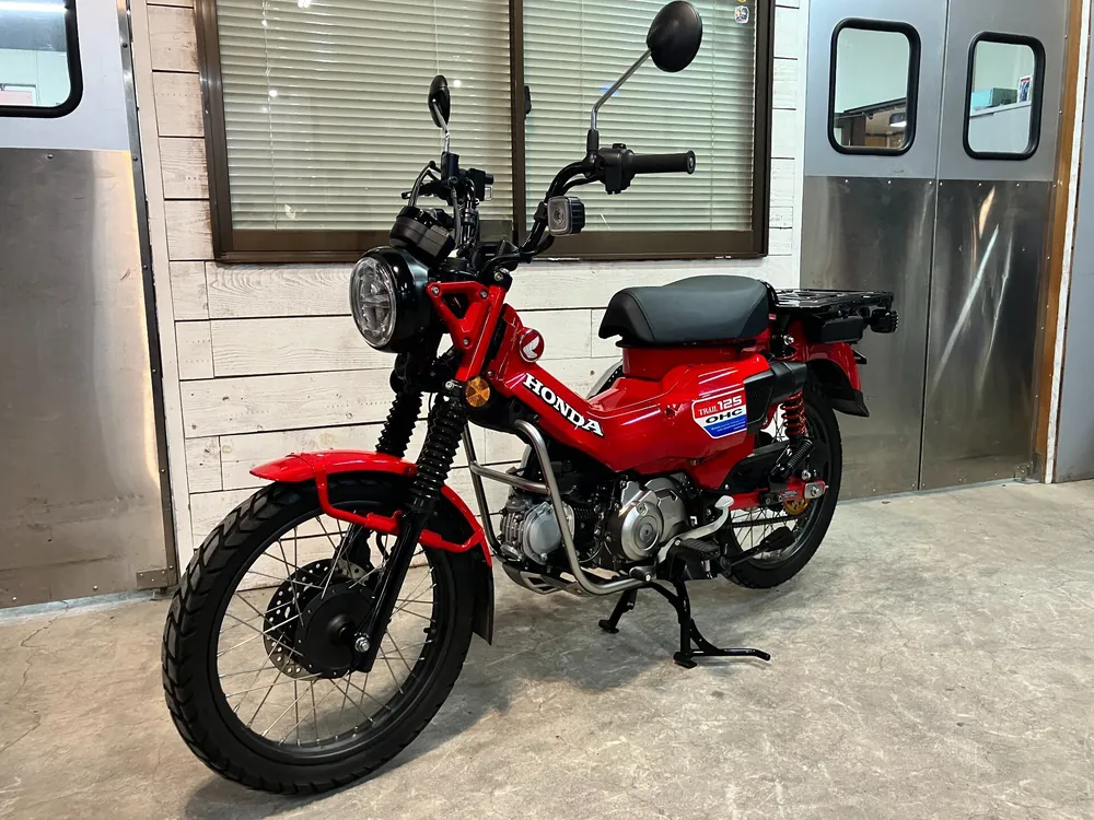 Honda CT125 Hunter Cub, красный, фото 8