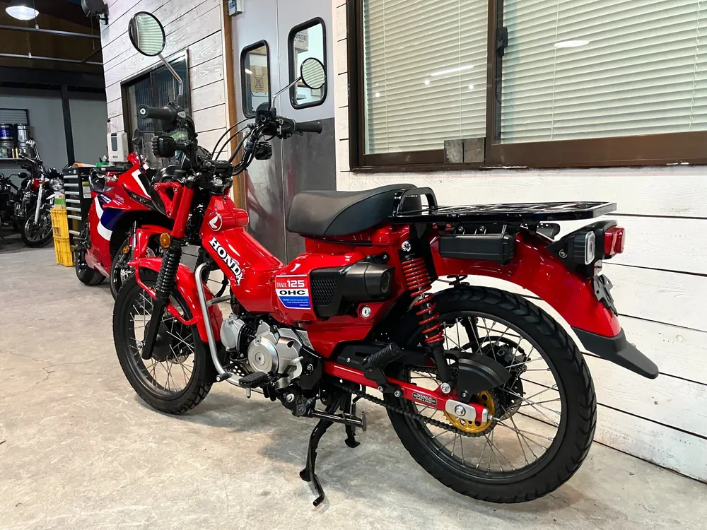Honda CT125 Hunter Cub, красный, фото 9