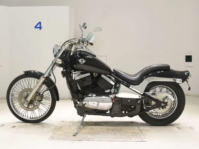 Kawasaki Vulcan 400 Classic 1995, чёрный, фото 2