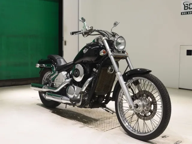 Kawasaki Vulcan 400 Classic 1995, чёрный, фото 3