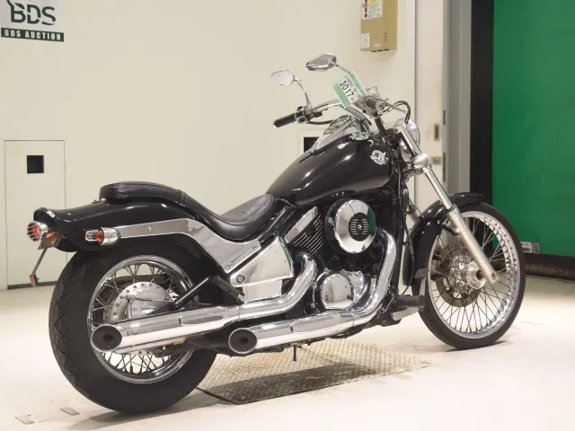 Kawasaki Vulcan 400 Classic 1995, чёрный, фото 5