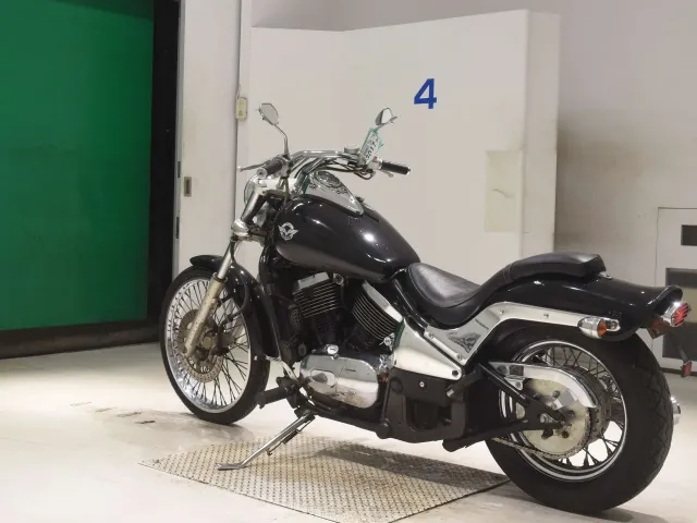 Kawasaki Vulcan 400 Classic 1995, чёрный, фото 6