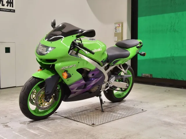 Kawasaki ZX-9R 1998, зелёный, фото 4