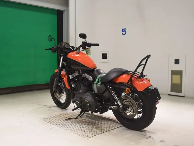 Harley-Davidson XL1200N 2008, black | orange, фото 6