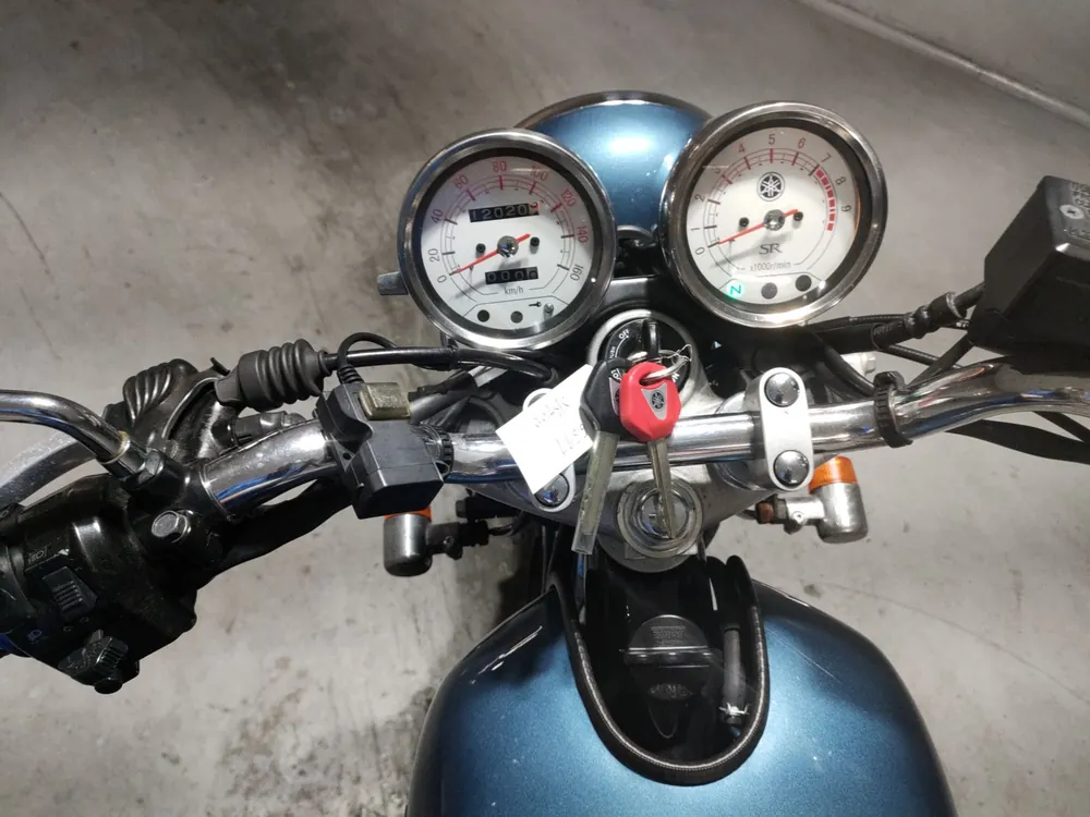 Yamaha SR400 Final Edition Limited 2020, синий, фото 5