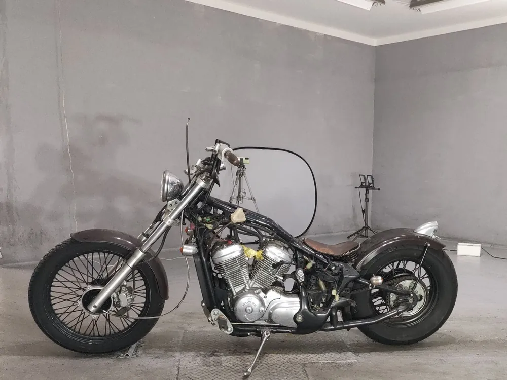 Honda Steed 400 1993, чёрный, фото 2