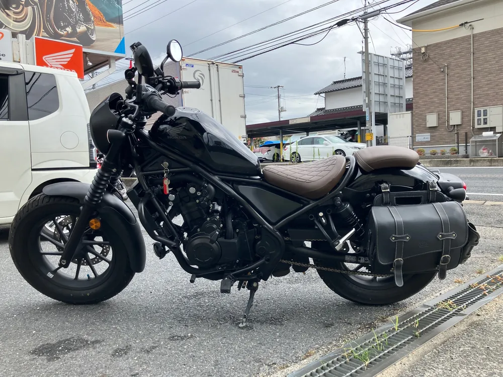 Honda Rebel 500 2021, чёрный, фото 2